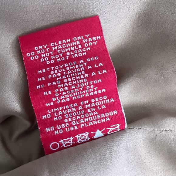 n: Philanthropy Brown Faux Leather Midi Skirt Size Large - Picture 5 of 5